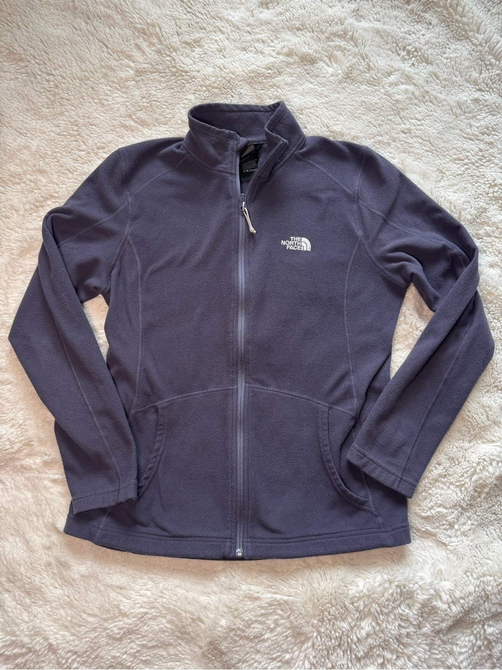 The North Face Women’s Purple Full Zip Fleece Jacket Size L